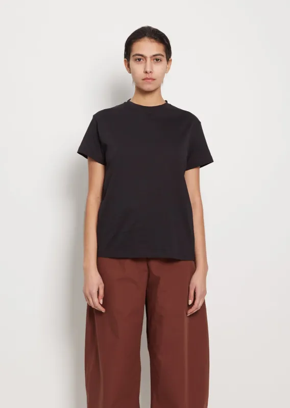 Marine Perfect Cotton Tee — Black sold by La Garconne