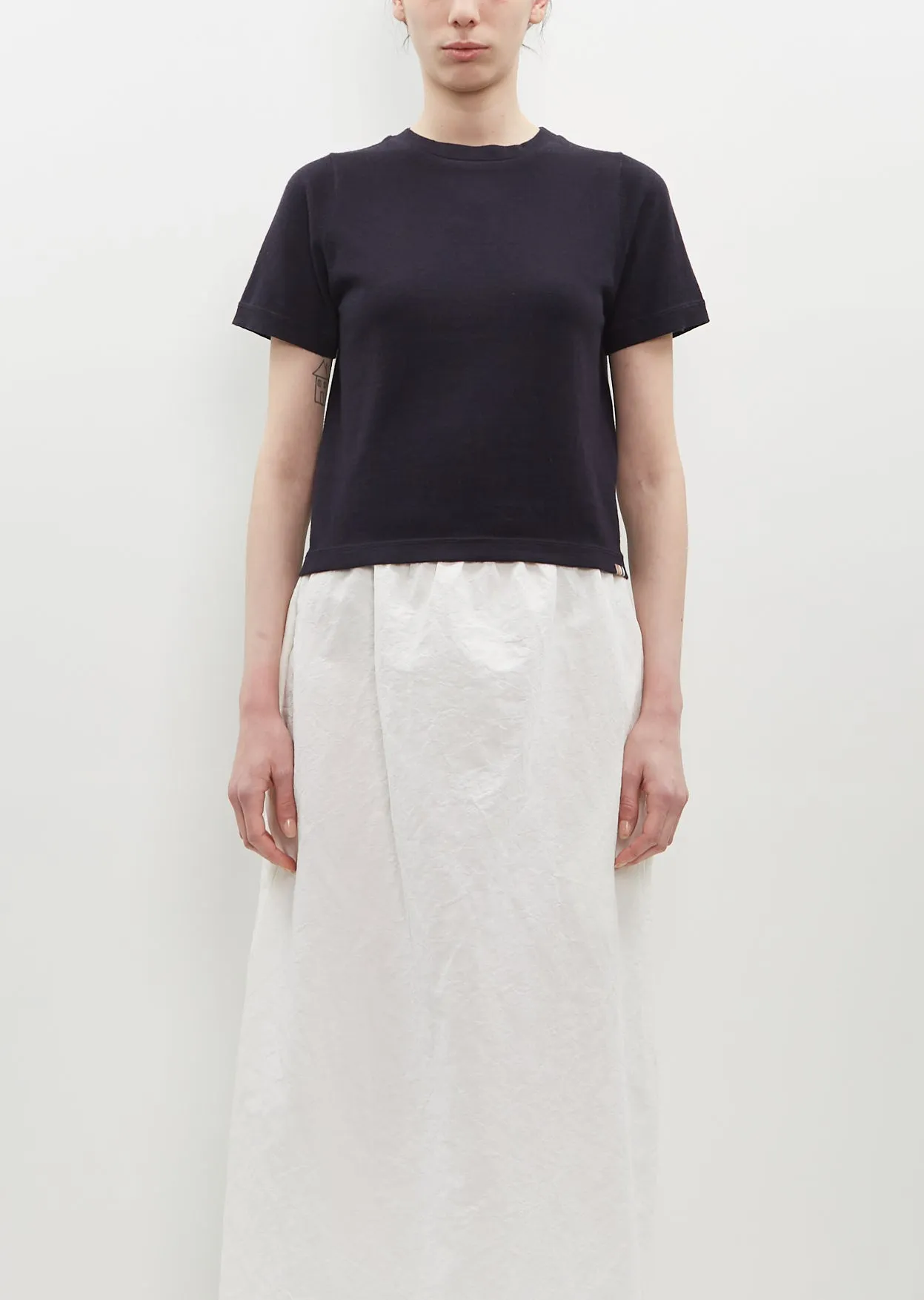 n°267 Tina Top — Navy sold by La Garconne