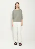 Hefiz Cotton Jersey — Dark Grey sold by La Garconne