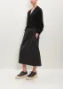 So Pencil Taffeta Skirt — Black sold by La Garconne