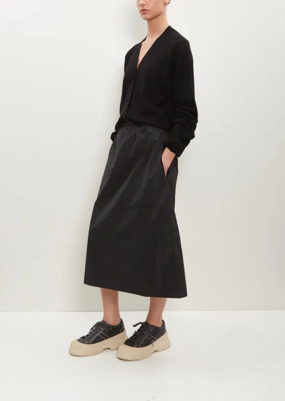 So Pencil Taffeta Skirt — Black | Parallel