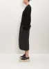 So Pencil Taffeta Skirt — Black sold by La Garconne