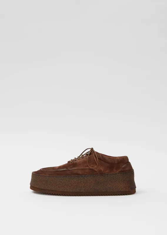 Parapana Suede Derby — Corteccia (Bark) sold by La Garconne