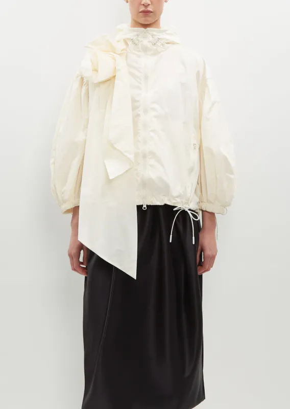 Puff Sleeve Jacket with Pressed  Rose sold by La Garconne