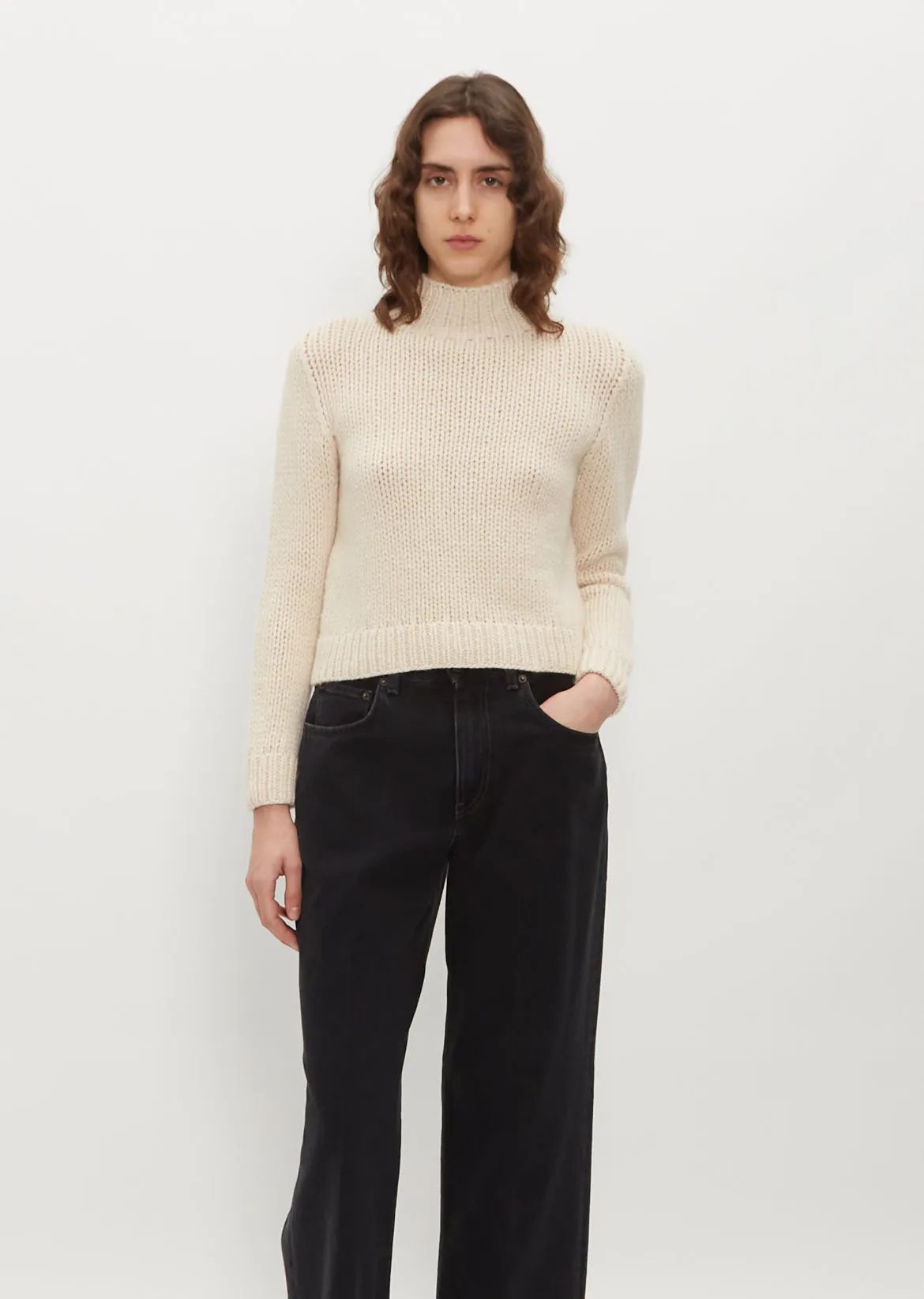 Ginger Cashmere Turtleneck Sweater sold by La Garconne