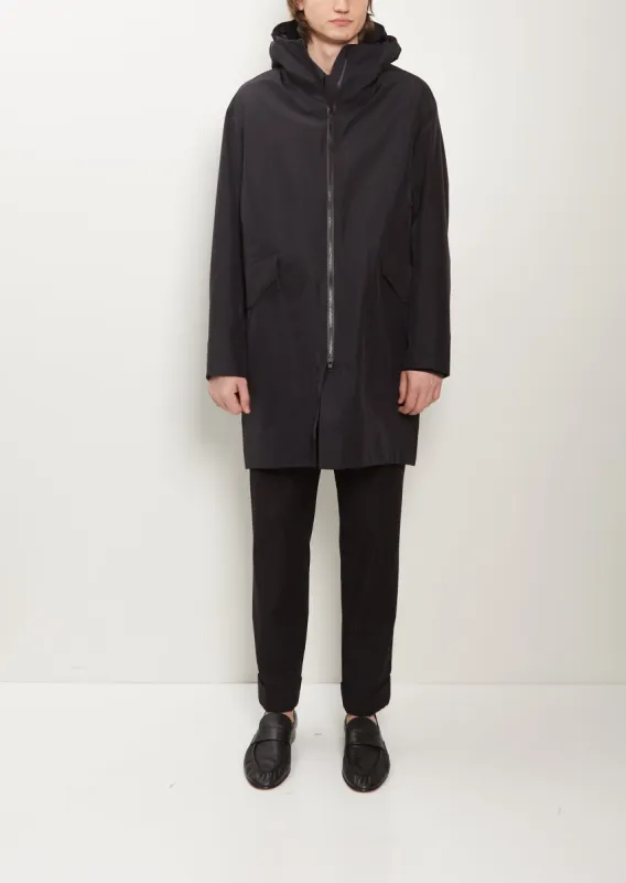 Monitor Coat — Black made by La Garconne