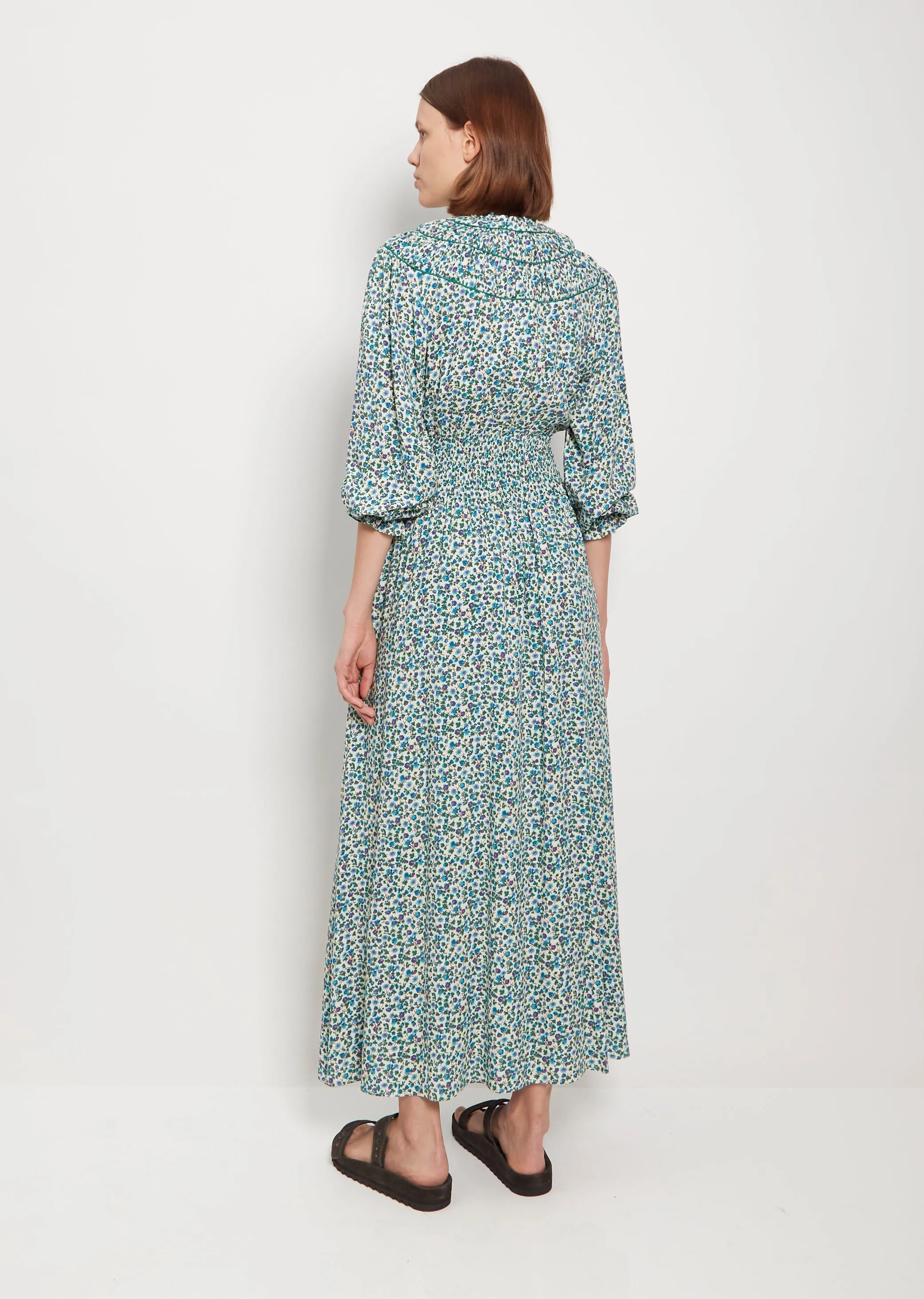 Viscose Jersey Zaira Buttoned Long Dress sold by La Garconne product image thumbnail 3