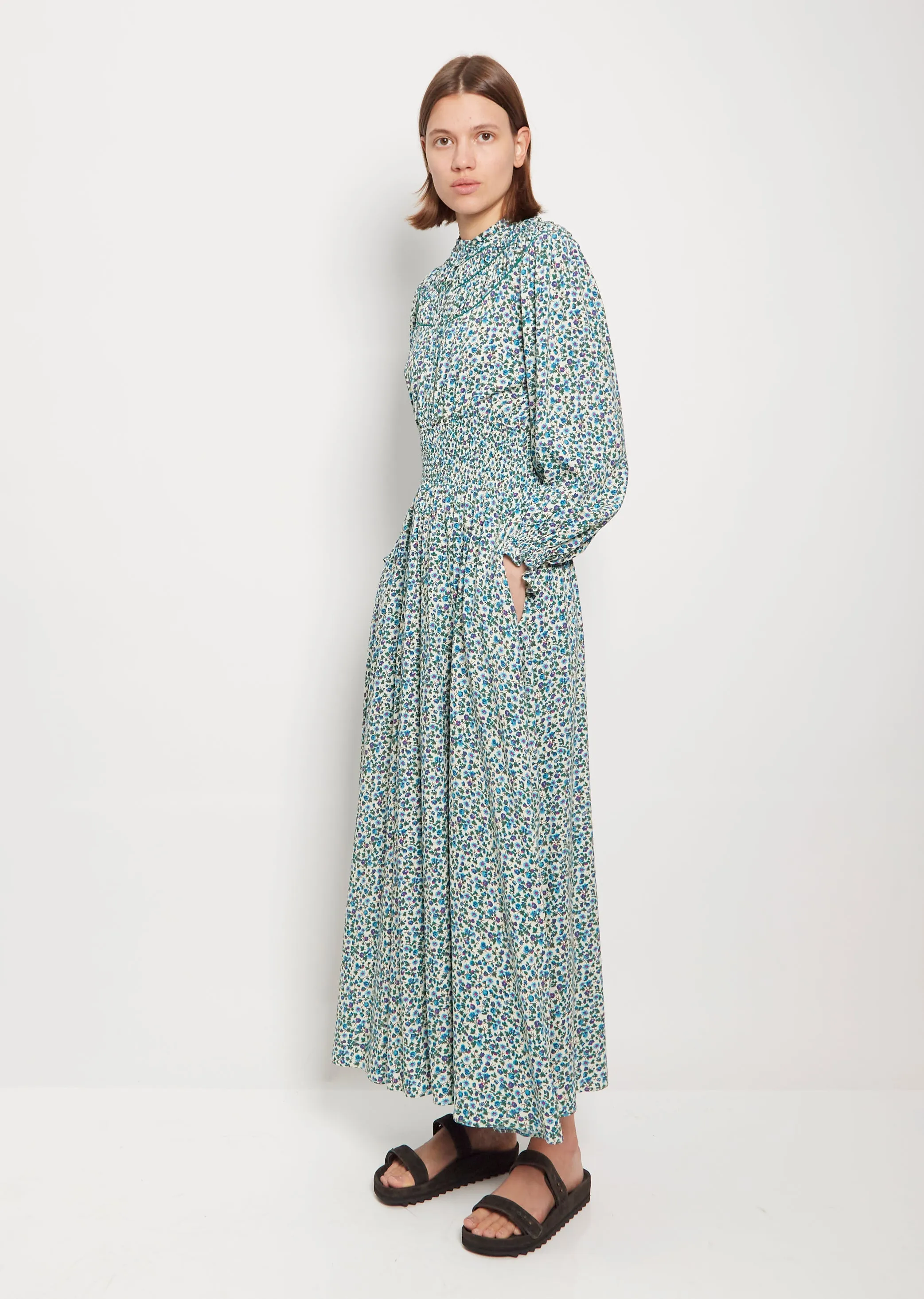 Viscose Jersey Zaira Buttoned Long Dress sold by La Garconne product image thumbnail 4
