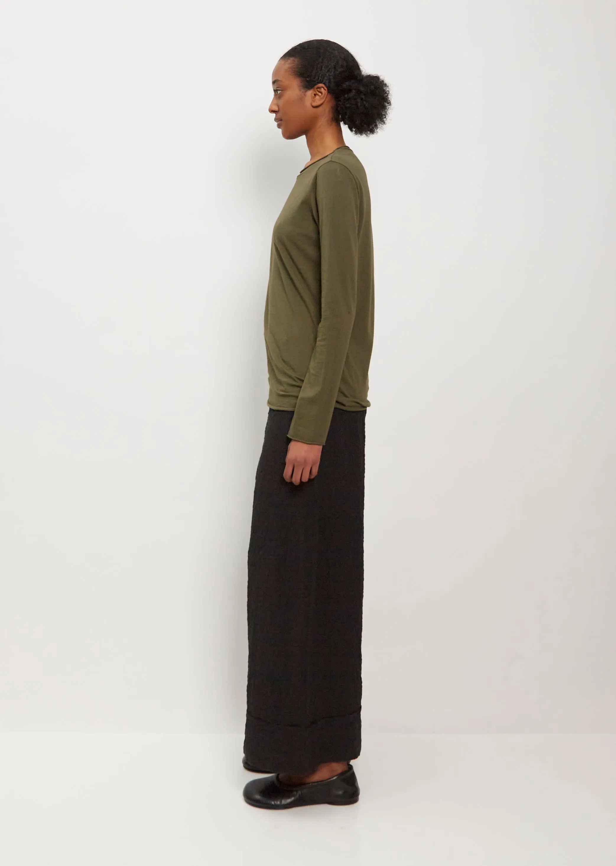 Basic Tee - Olive sold by La Garconne product image thumbnail 2