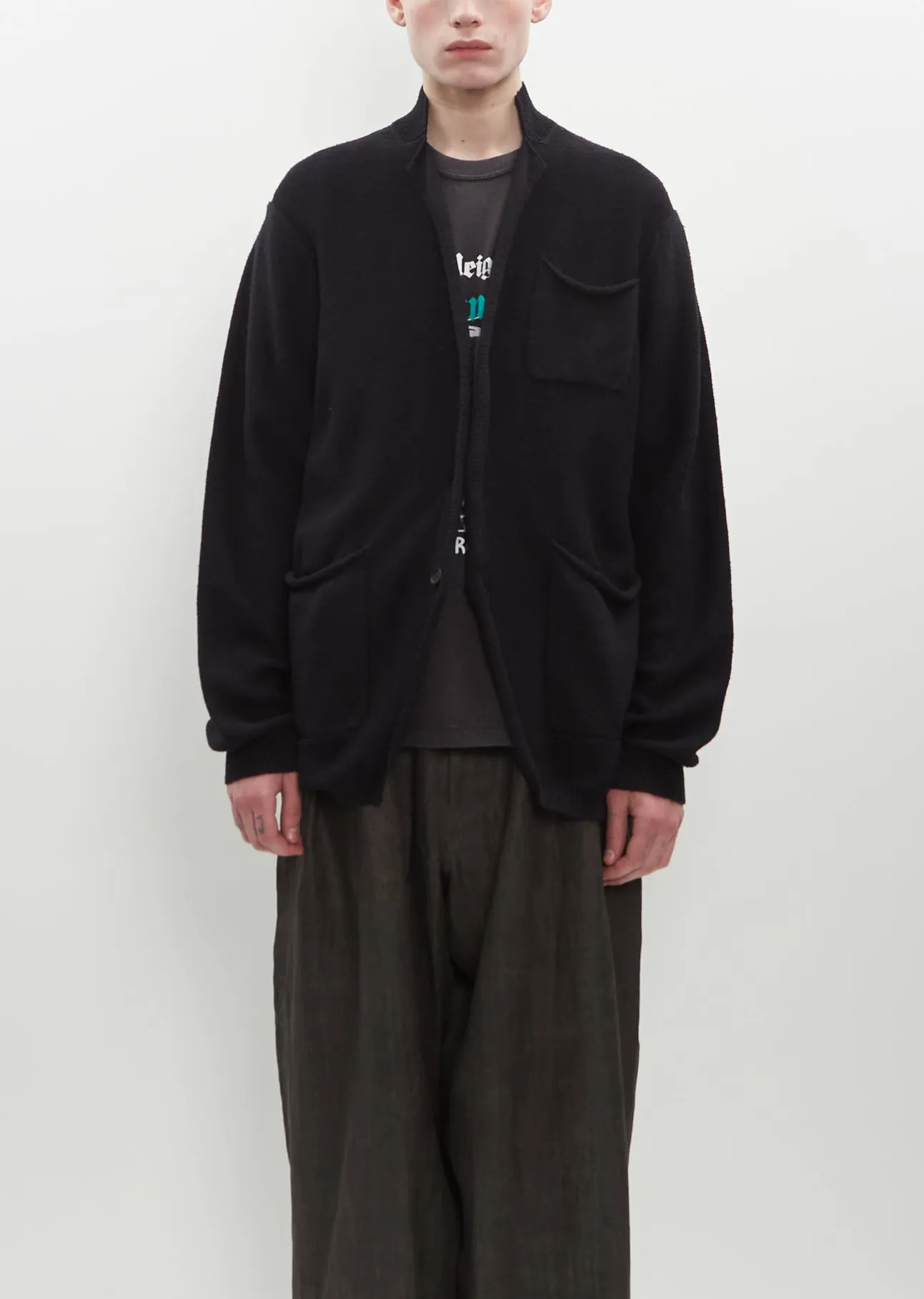 Cotton Silk Knit Blazer sold by La Garconne