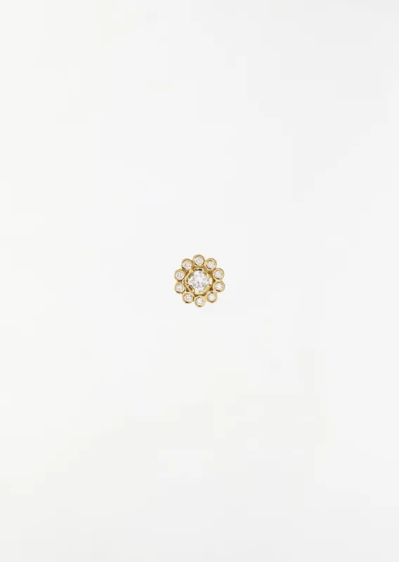 Soleil de Fleur Earring, Single sold by La Garconne
