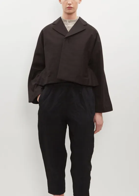 Satin Floral Jacket made by La Garconne