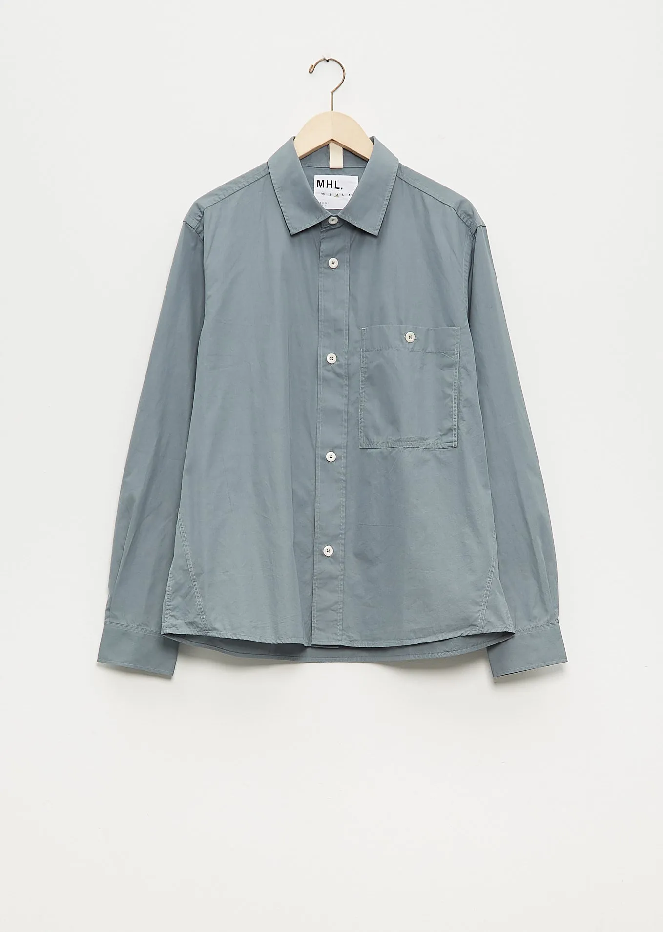 Overall Shirt Compact Cotton Poplin sold by La Garconne product image thumbnail 5