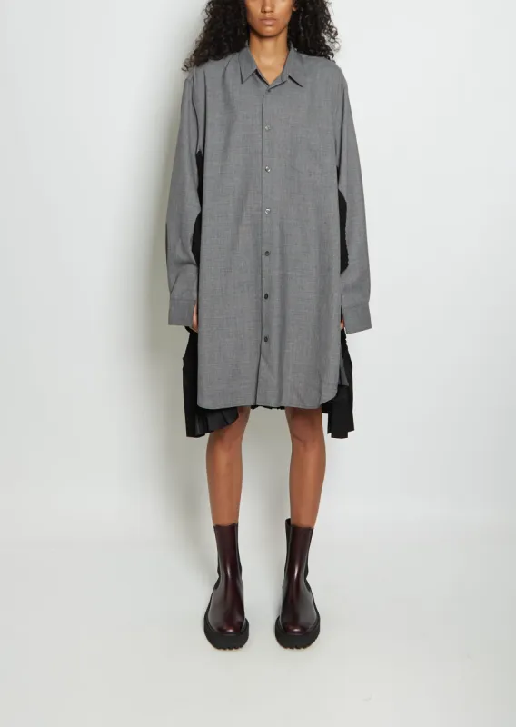 Wool Blend Button Up Dress made by Junya Watanabe