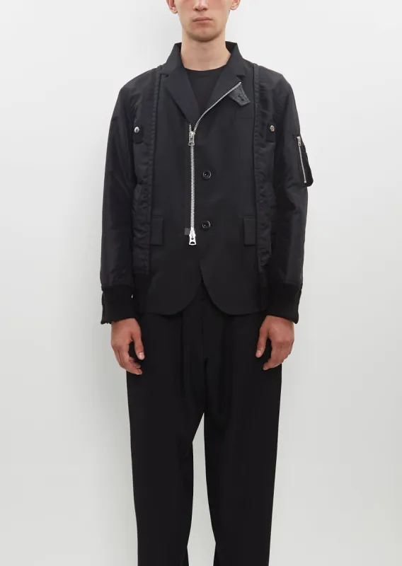 Suiting x Nylon Twill Jacket sold by La Garconne