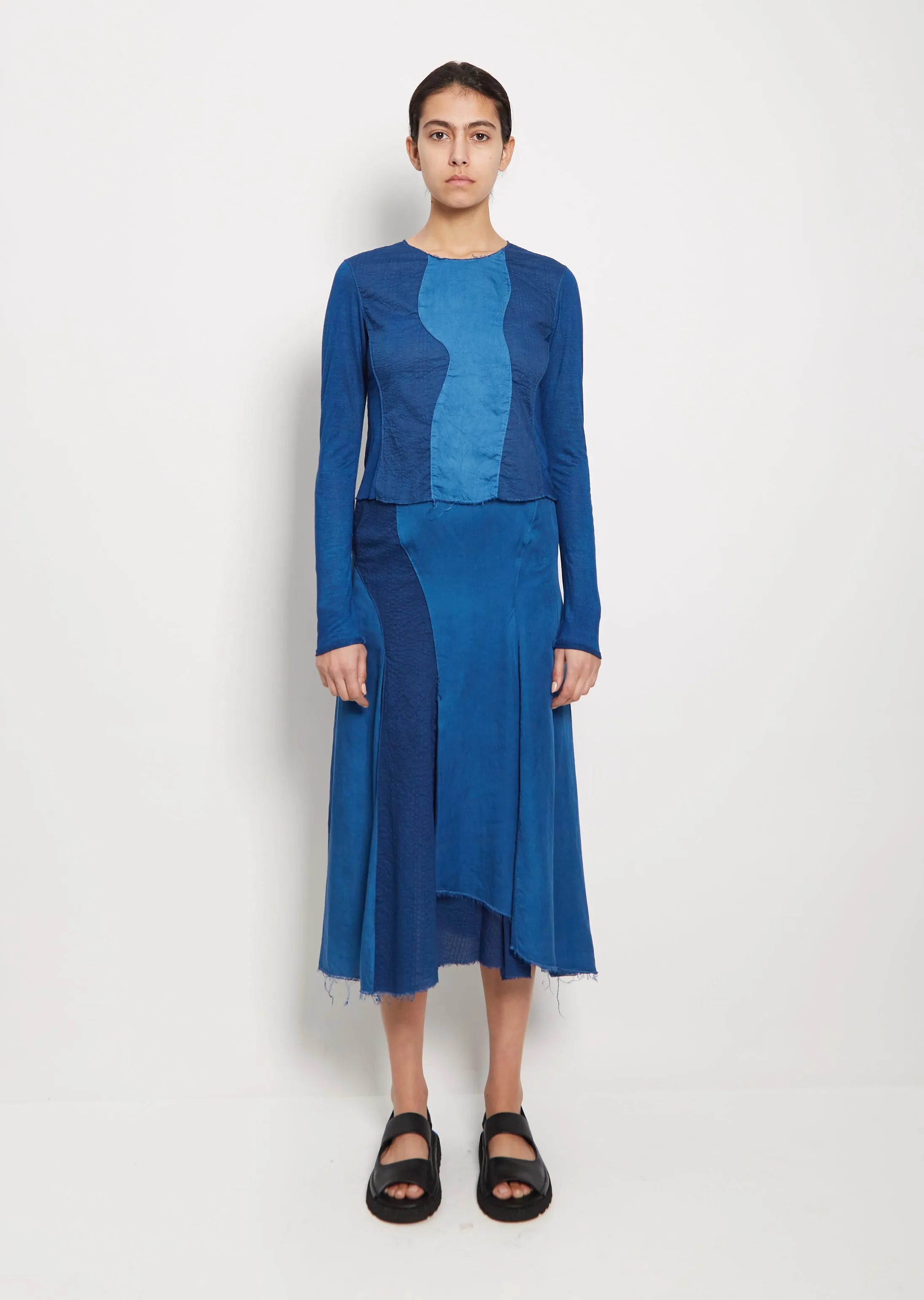 Plant Dyed Lace Skirt sold by La Garconne