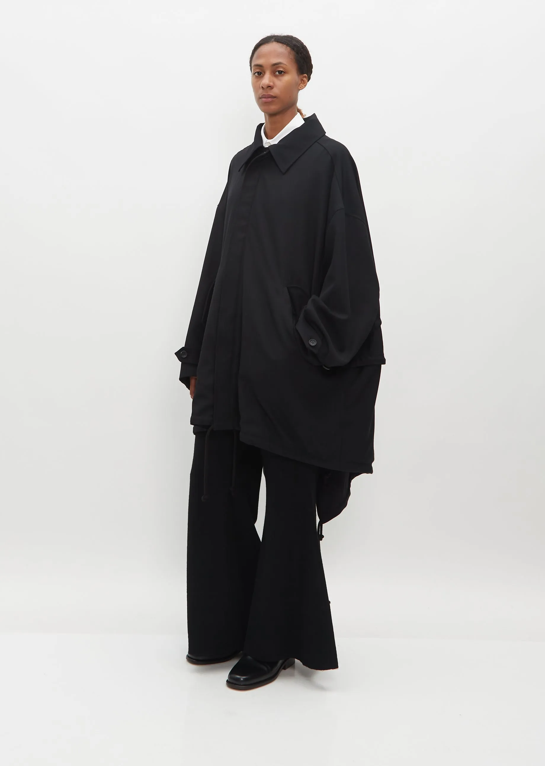 Layered Mods Coat sold by La Garconne