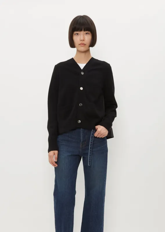 Wool Knit Cardigan sold by La Garconne