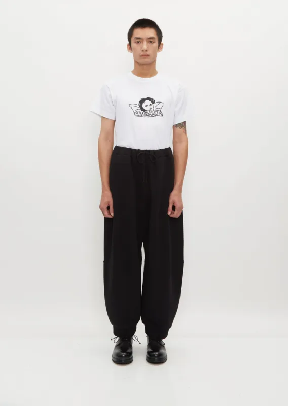 Men's Wide Leg Joggers w/ Daisy Emblem sold by La Garconne