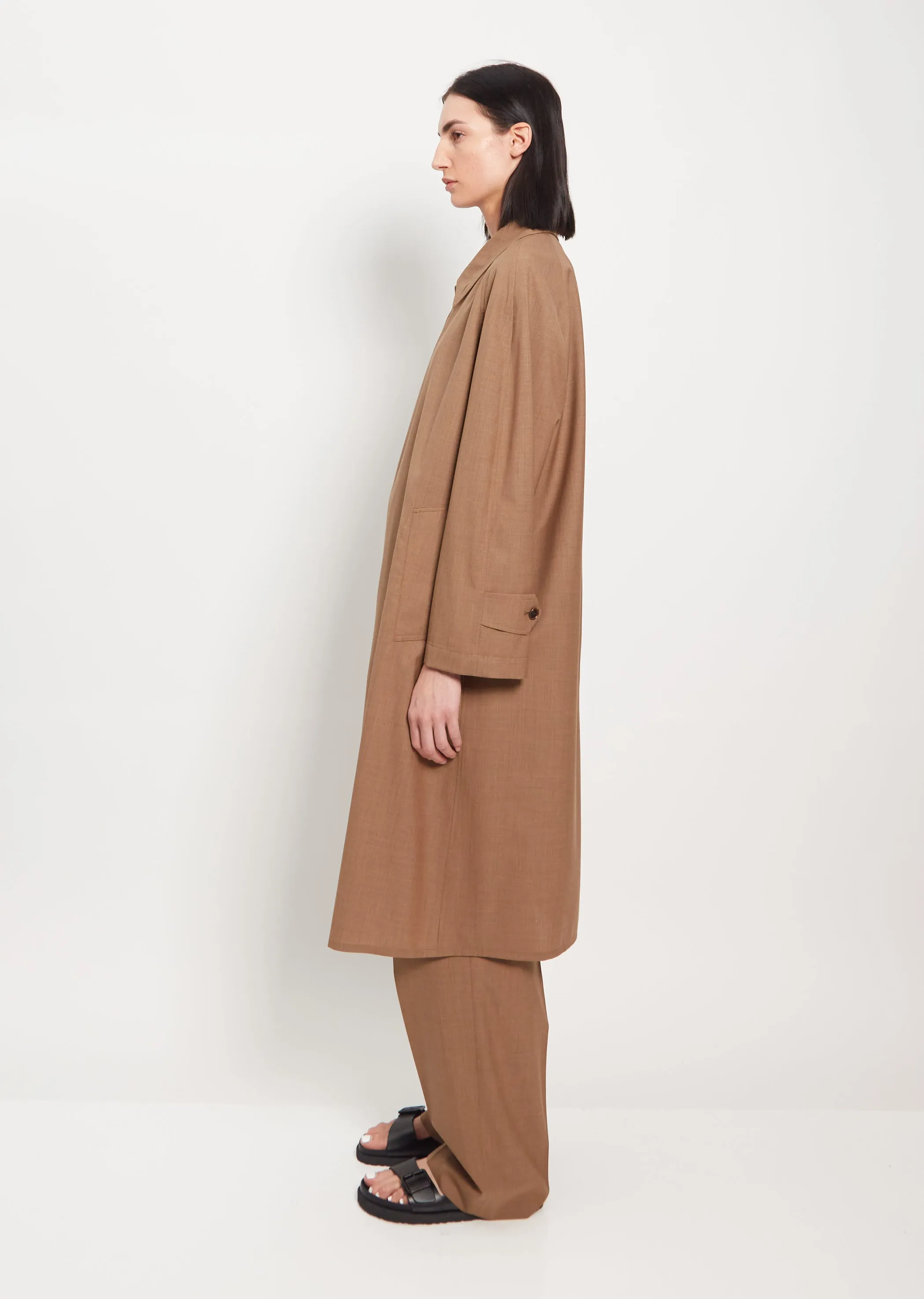 Wool Soutien Collar Coat sold by La Garconne product image thumbnail 2