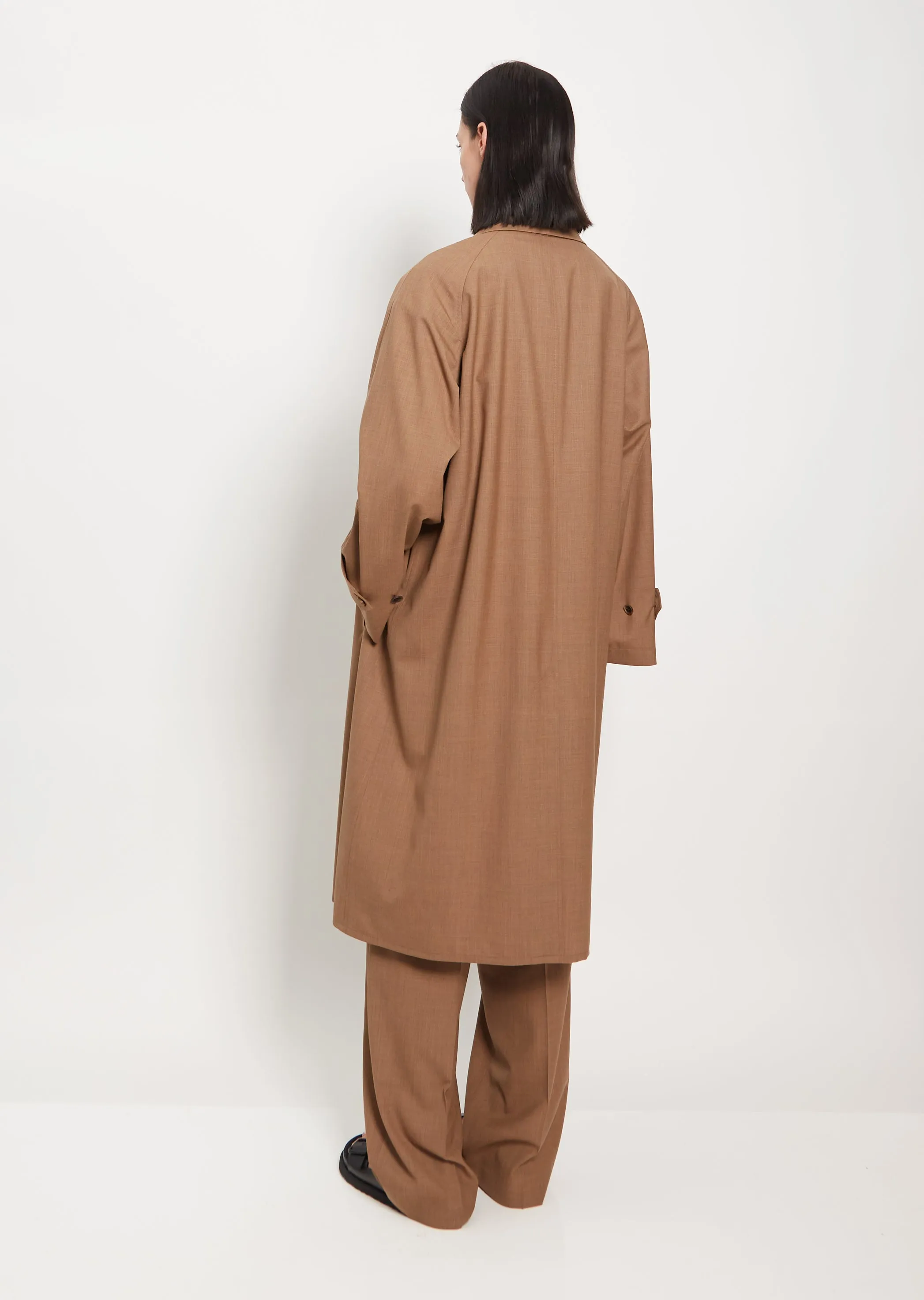 Wool Soutien Collar Coat sold by La Garconne product image thumbnail 3