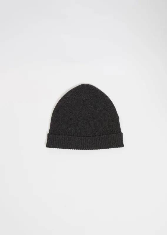 Merino Cashmere Double Turn Beanie sold by La Garconne