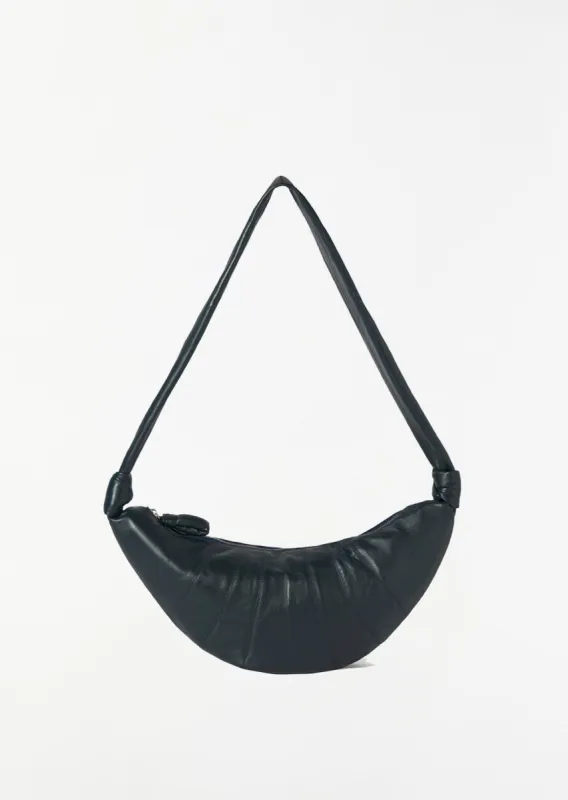 Medium Croissant Bag — Midnight Blue sold by La Garconne