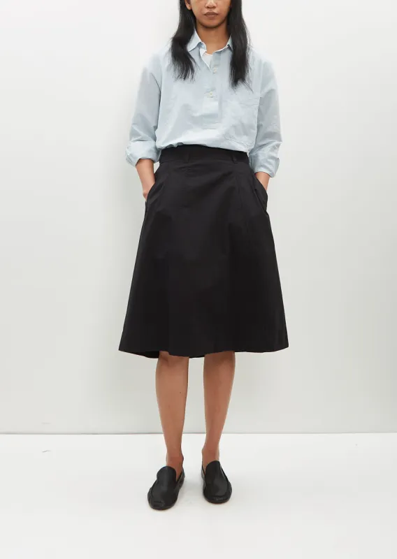 Panelled Cotton Twill Scout Skirt sold by La Garconne