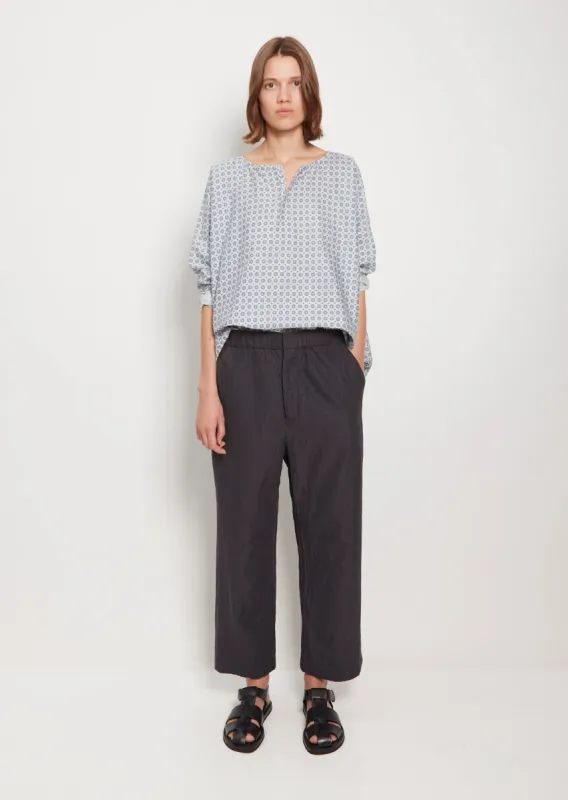 Chambray Twill Easy Trousers sold by La Garconne
