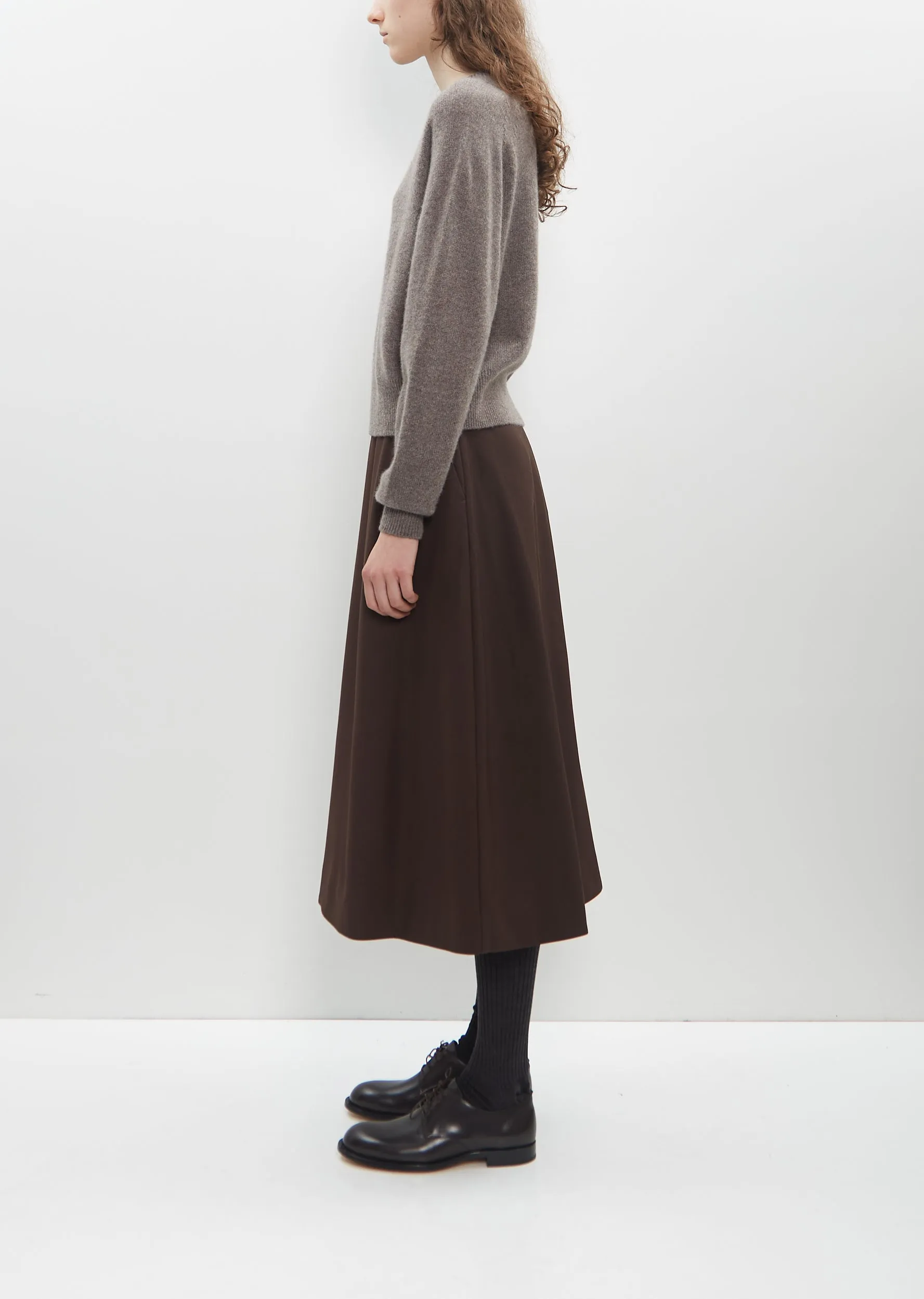 Short Classic Crew Neck Sweater — Elk sold by La Garconne product image thumbnail 2