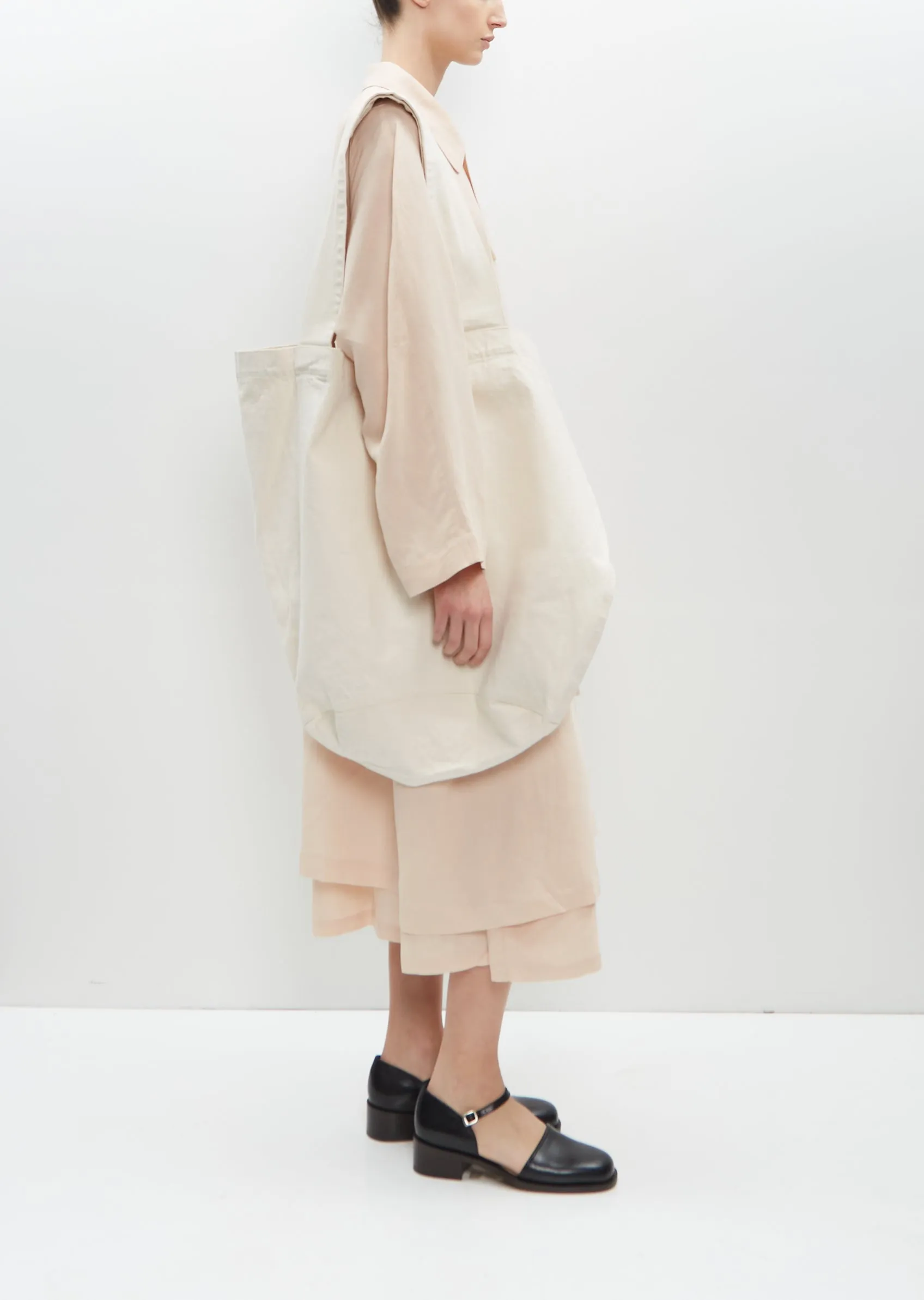 Basket Cotton Canvas Bag sold by La Garconne product image thumbnail 2