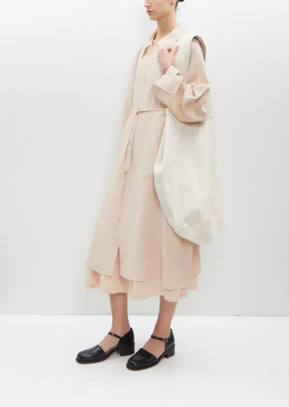 Basket Cotton Canvas Bag sold by La Garconne