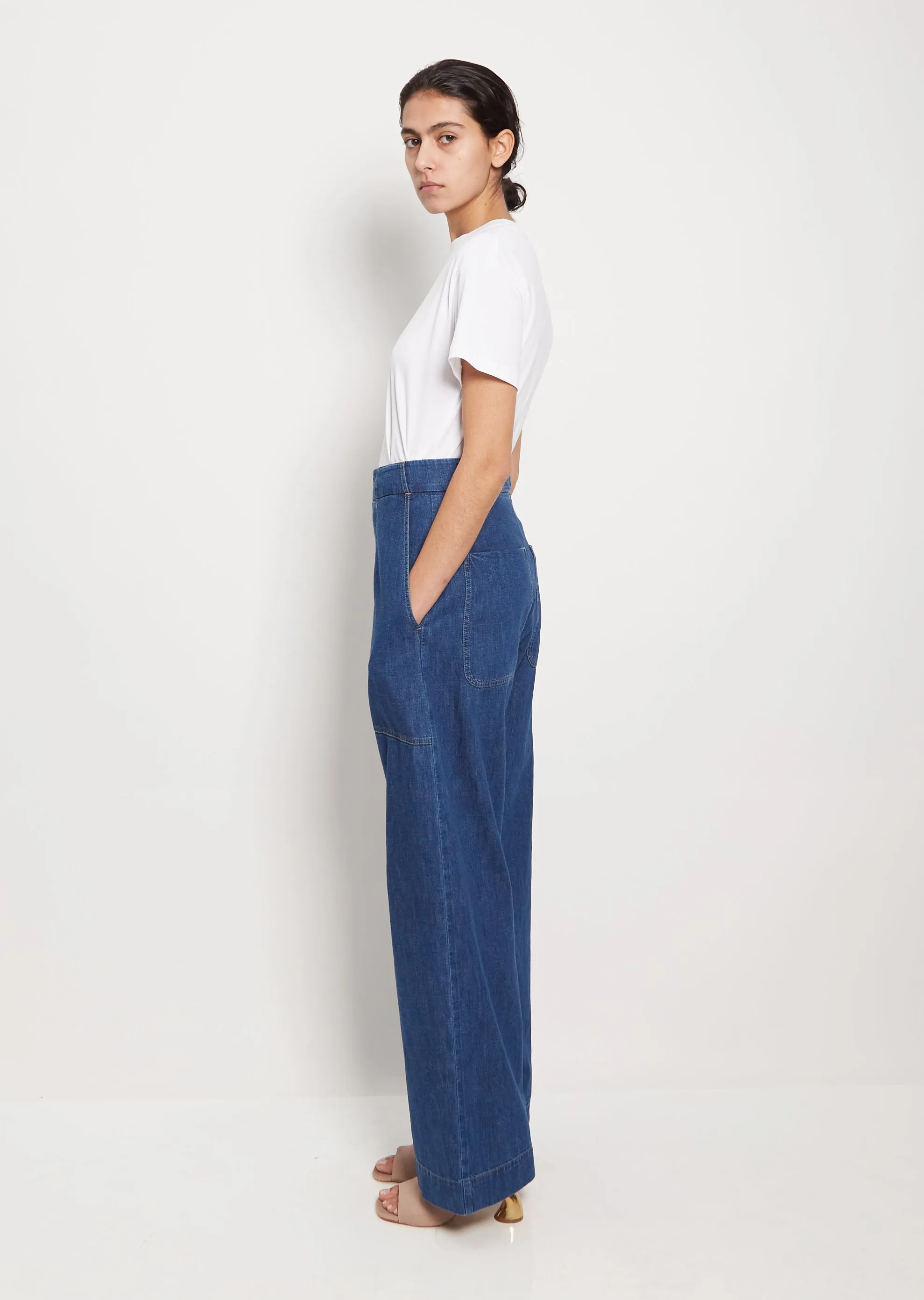 Meyer Chambray Denim Pant sold by La Garconne product image thumbnail 2