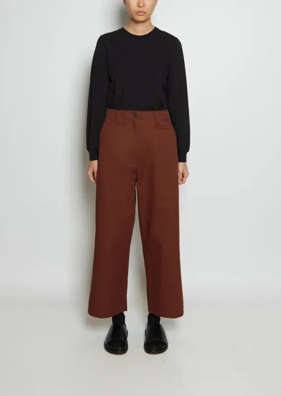 Asher Cotton Twill Pants sold by La Garconne