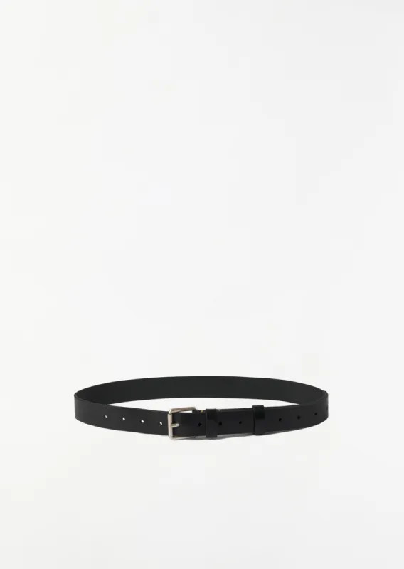 Men's Reversed Belt 25 — Black sold by La Garconne