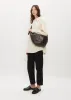 Large Croissant Bag — Dark Chocolate sold by La Garconne