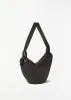 Large Croissant Bag — Dark Chocolate sold by La Garconne
