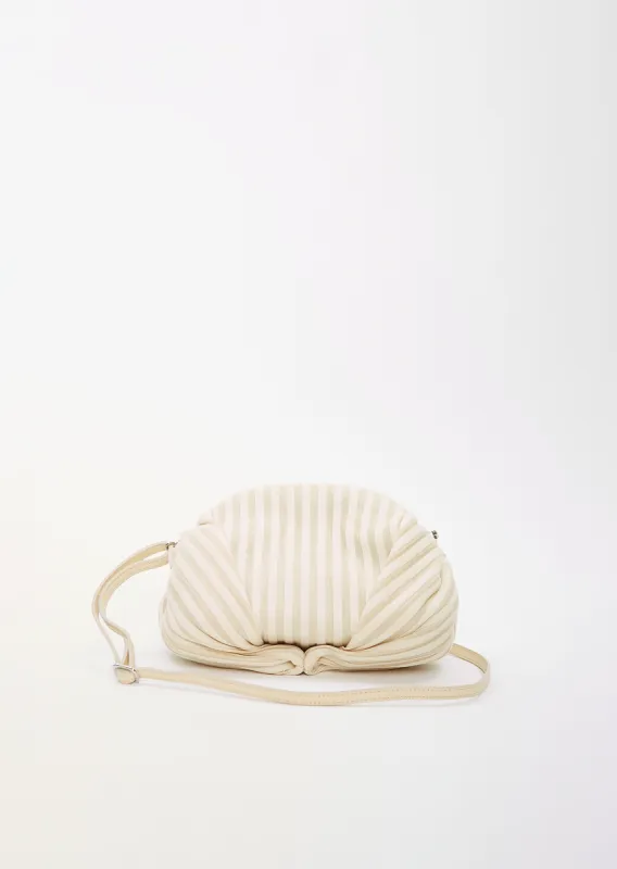 Linear Knit Bag-46 — Cream sold by La Garconne