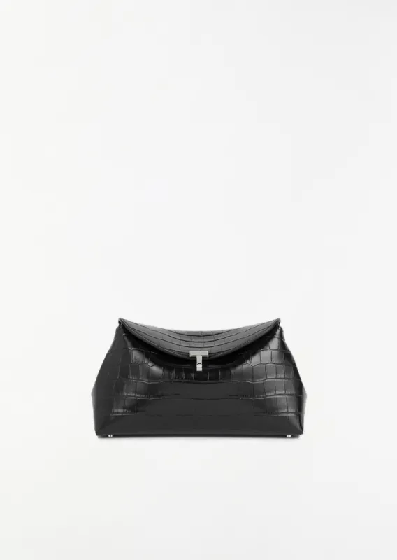 T-Lock Clutch — Black sold by La Garconne