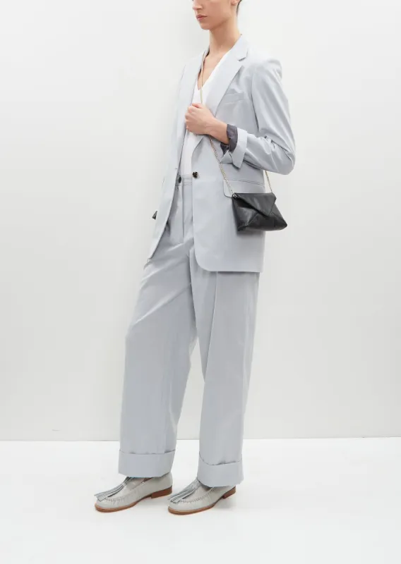 Leather Envelope Bag made by La Garconne