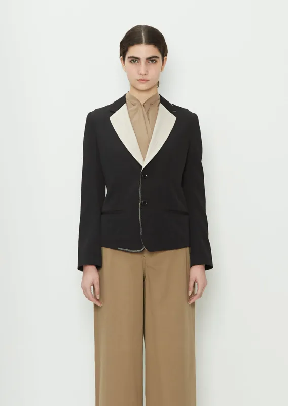 2 Button Wool Jacket sold by La Garconne