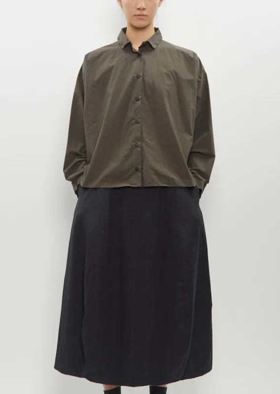 Short Overshirt — Wood sold by La Garconne