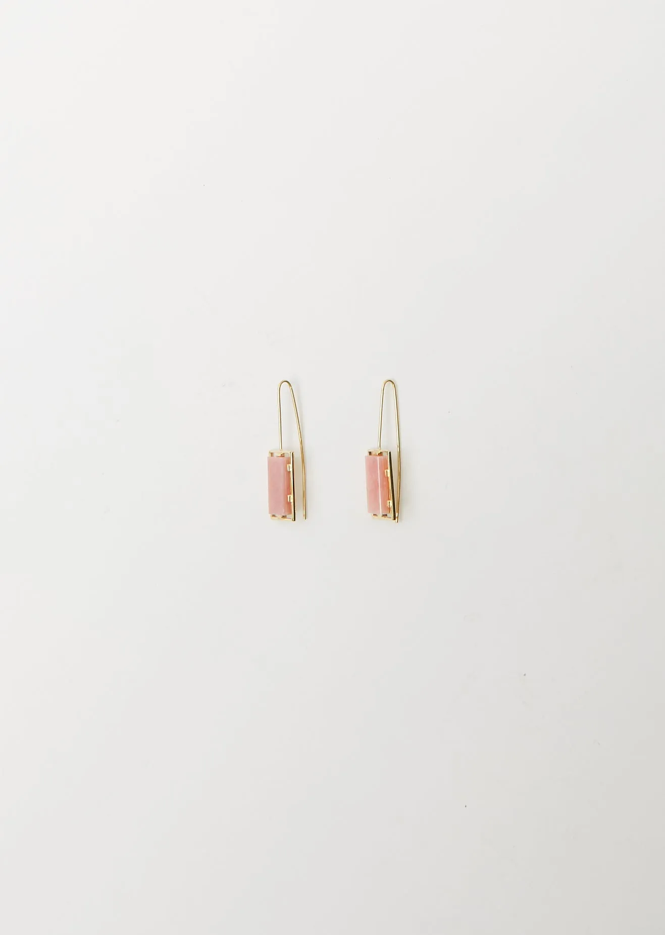 Diaspro Earrings — Pink Opal sold by La Garconne