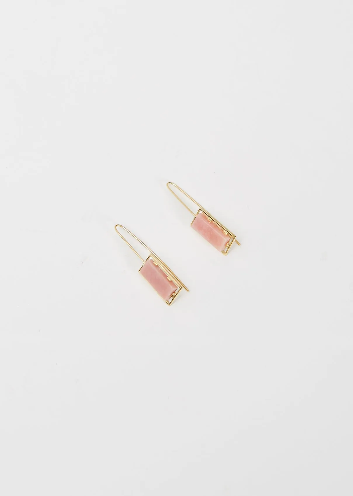 Diaspro Earrings — Pink Opal sold by La Garconne product image thumbnail 2