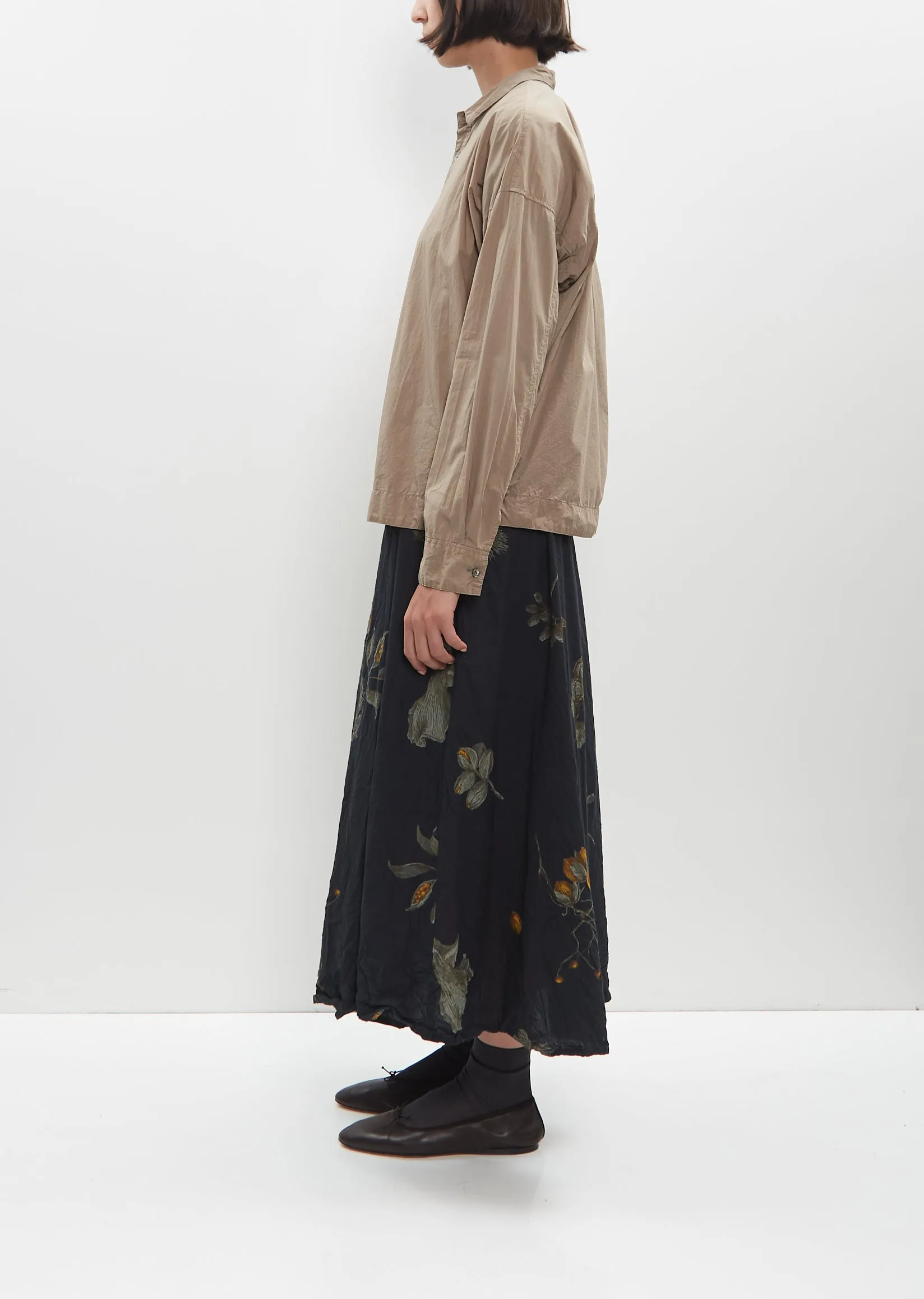 Okinawa Botanical Dye Blouse sold by La Garconne product image thumbnail 2