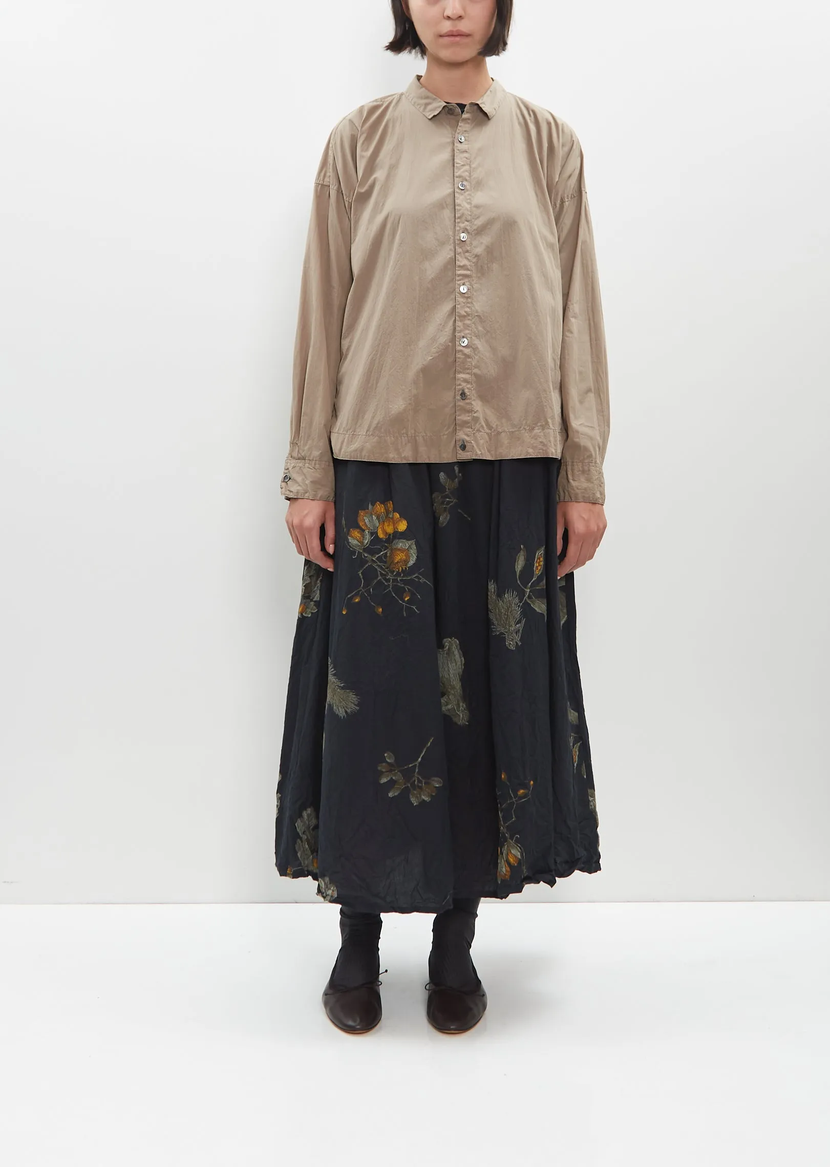 Okinawa Botanical Dye Blouse sold by La Garconne product image thumbnail 5