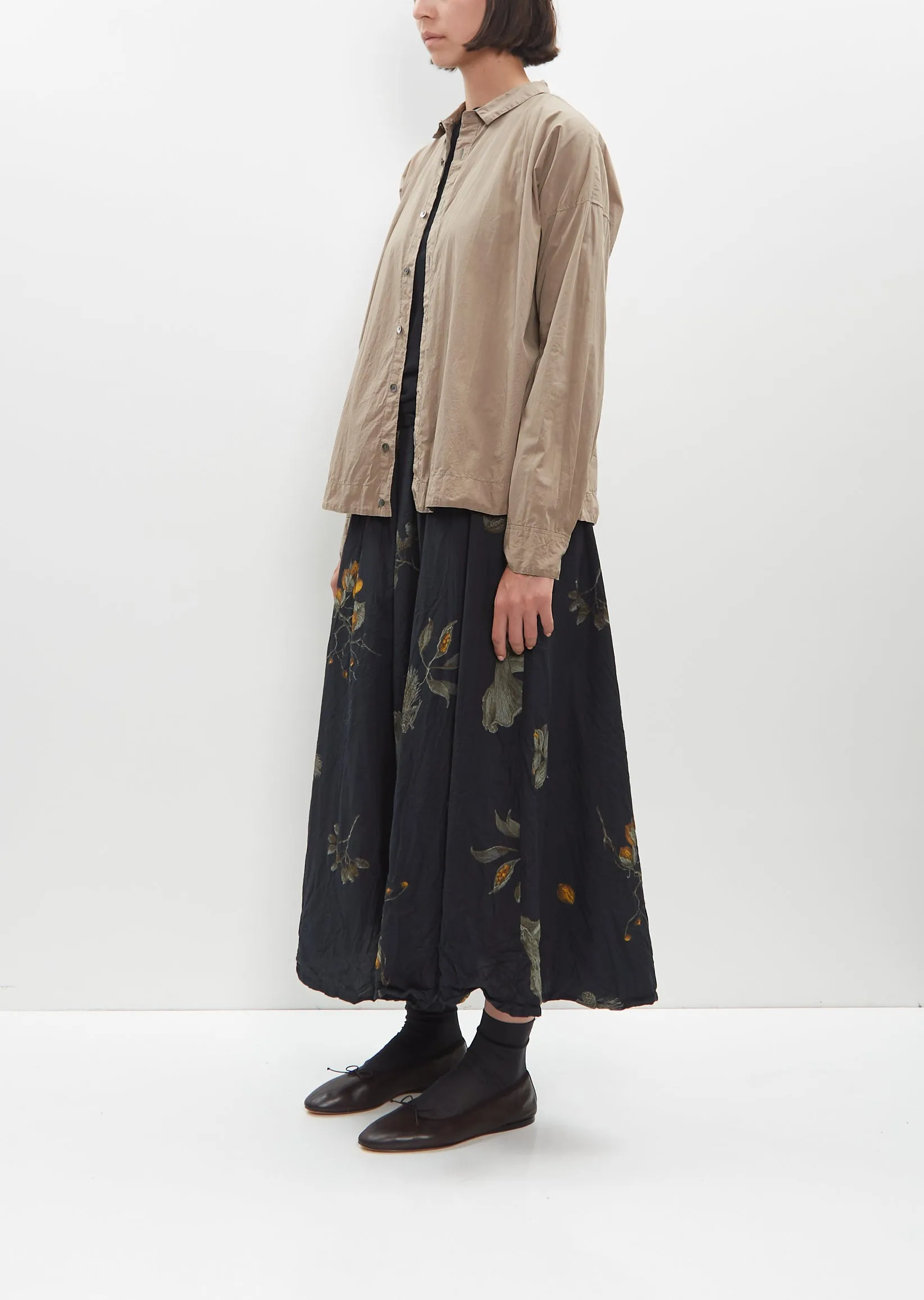 Okinawa Botanical Dye Blouse sold by La Garconne product image thumbnail 4