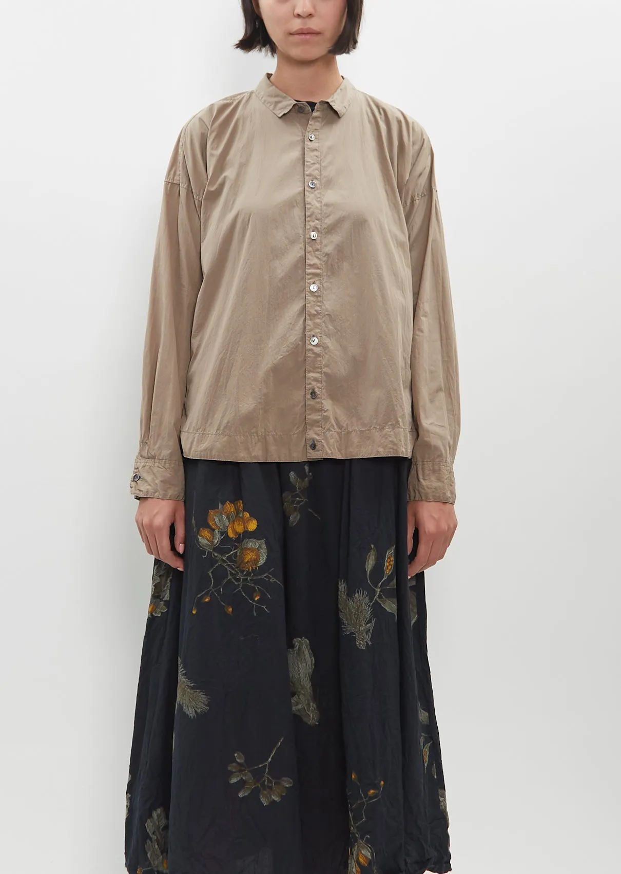 Okinawa Botanical Dye Blouse sold by La Garconne