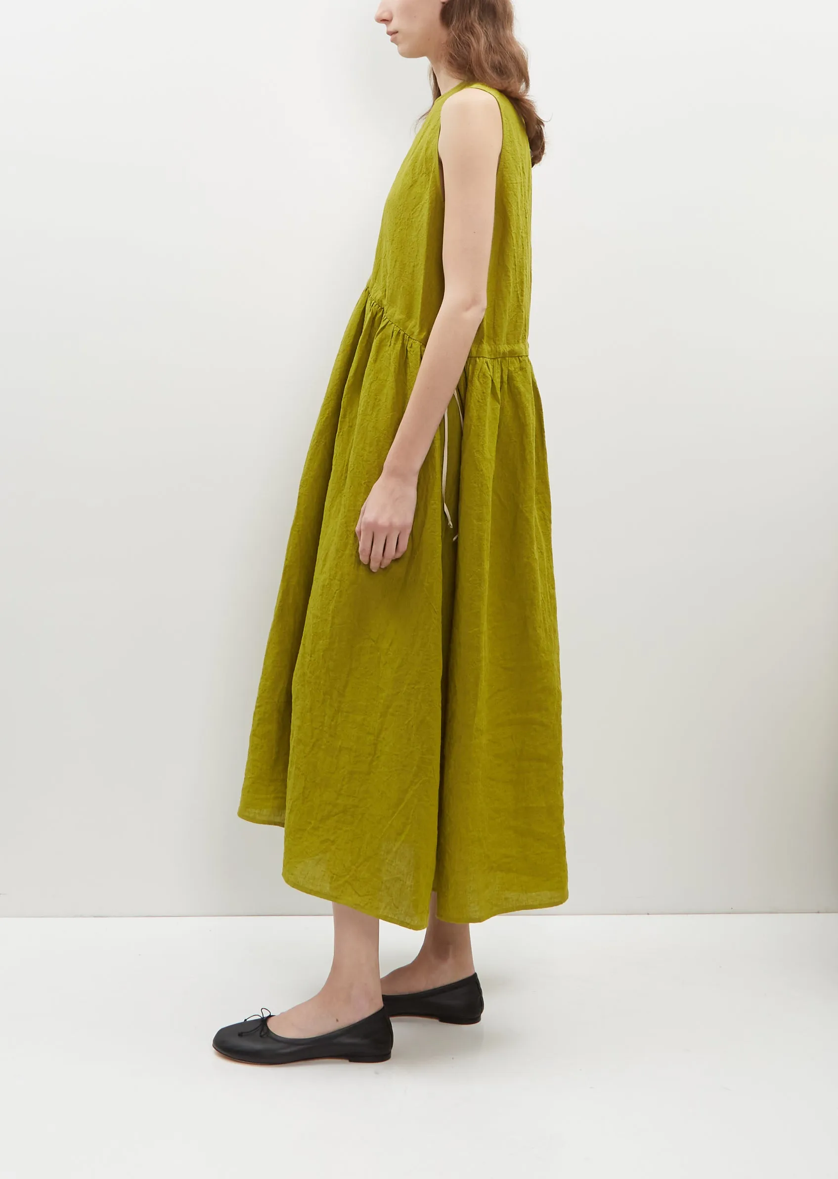 Linen Sleeveless Long Dress sold by La Garconne product image thumbnail 2