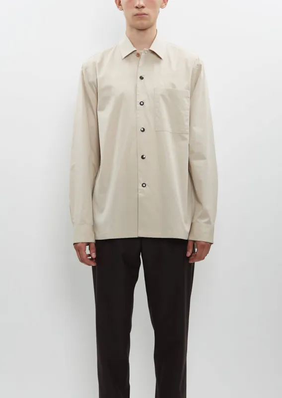Cornish Shirt — Beige sold by La Garconne
